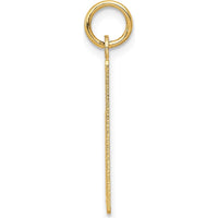 14K Yellow Gold Engravable Calendar Pendant - 26mm x 22mm by Oro Pregiato