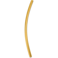 14K Yellow Gold Engravable ID Plate Pendant - 48mm x 14mm by Oro Pregiato