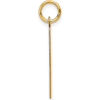 14K Yellow Gold Engravable Sunday Calendar Pendant - Personalize with Custom Date by Oro Pregiato