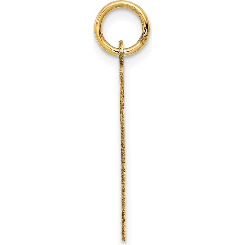 14K Yellow Gold Engravable Sunday Calendar Pendant - Personalize with Custom Date by Oro Pregiato