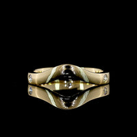14K Yellow Gold Eternity Band with Flush Set Round Lab Diamonds - 0.10 Carats Total Diamond Weight - Covaloro Fine Jewelry