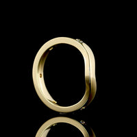 14K Yellow Gold Eternity Band with Flush Set Round Lab Diamonds - 0.10 Carats Total Diamond Weight - Covaloro Fine Jewelry