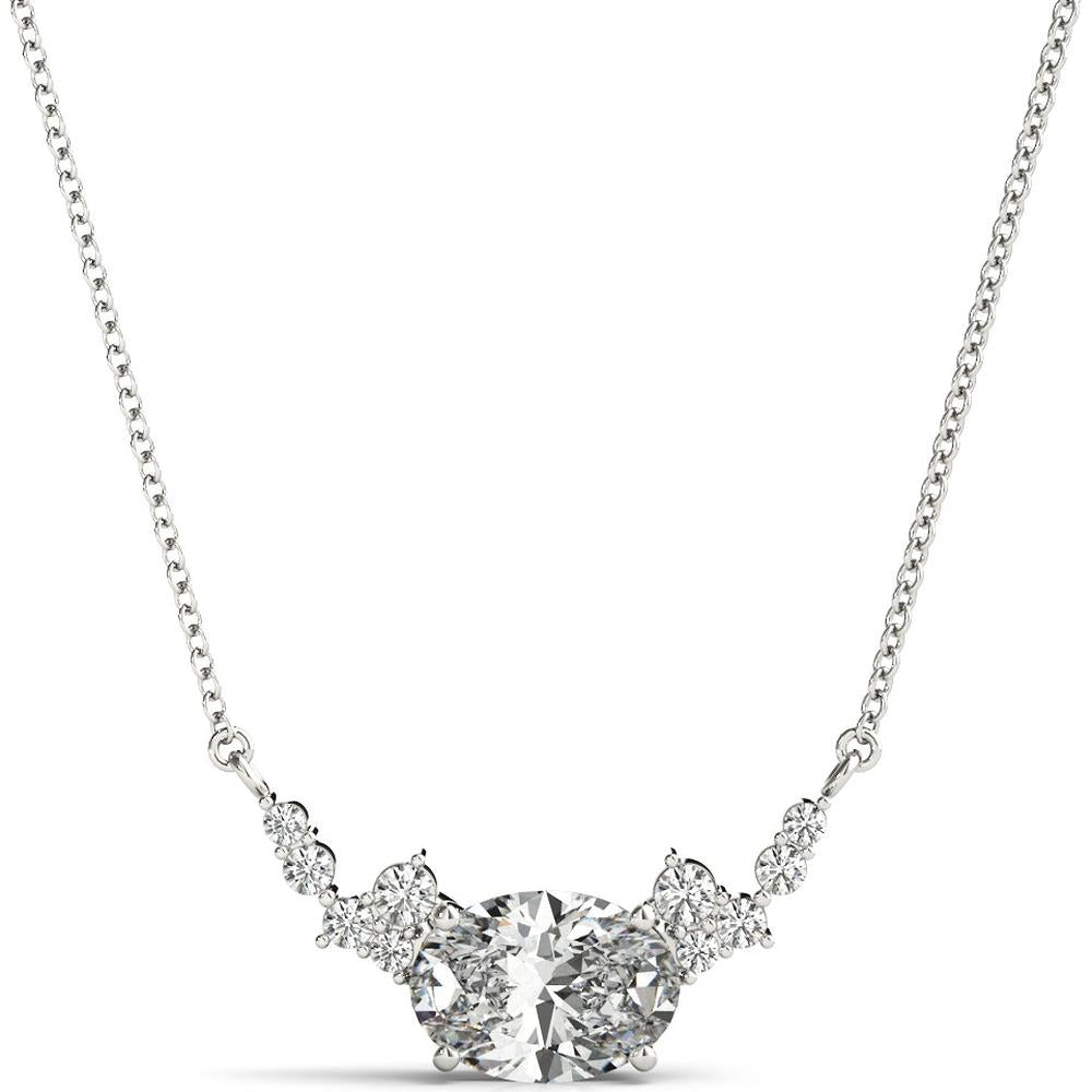 14K Yellow Gold Ethically Sourced Lab Diamond Necklace - 0.33 Carats Total Diamond Weight by Robinson's Jewelers