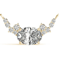 14K Yellow Gold Ethically Sourced Lab Diamond Necklace - 0.33 Carats Total Diamond Weight by Robinson's Jewelers