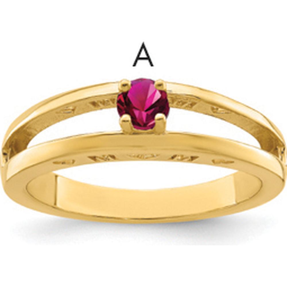 14K Yellow Gold Family Jewelry Ring Mounting - 3mm Band Width by Oro Pregiato