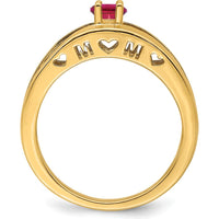 14K Yellow Gold Family Jewelry Ring Mounting - 3mm Band Width by Oro Pregiato