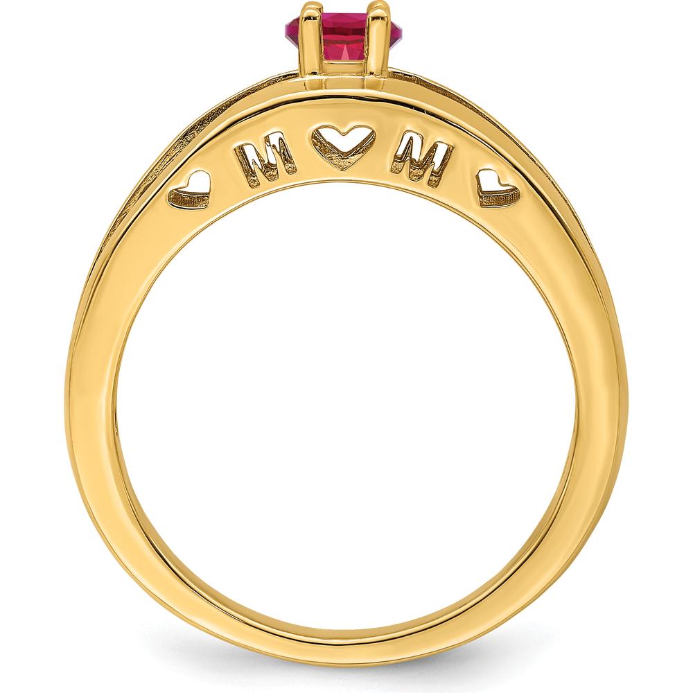 14K Yellow Gold Family Jewelry Ring Mounting - 3mm Band Width by Oro Pregiato