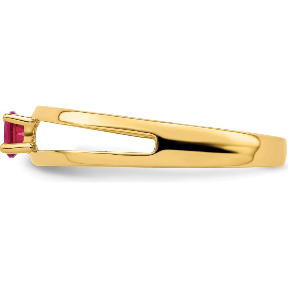14K Yellow Gold Family Jewelry Ring Mounting - 3mm Band Width by Oro Pregiato