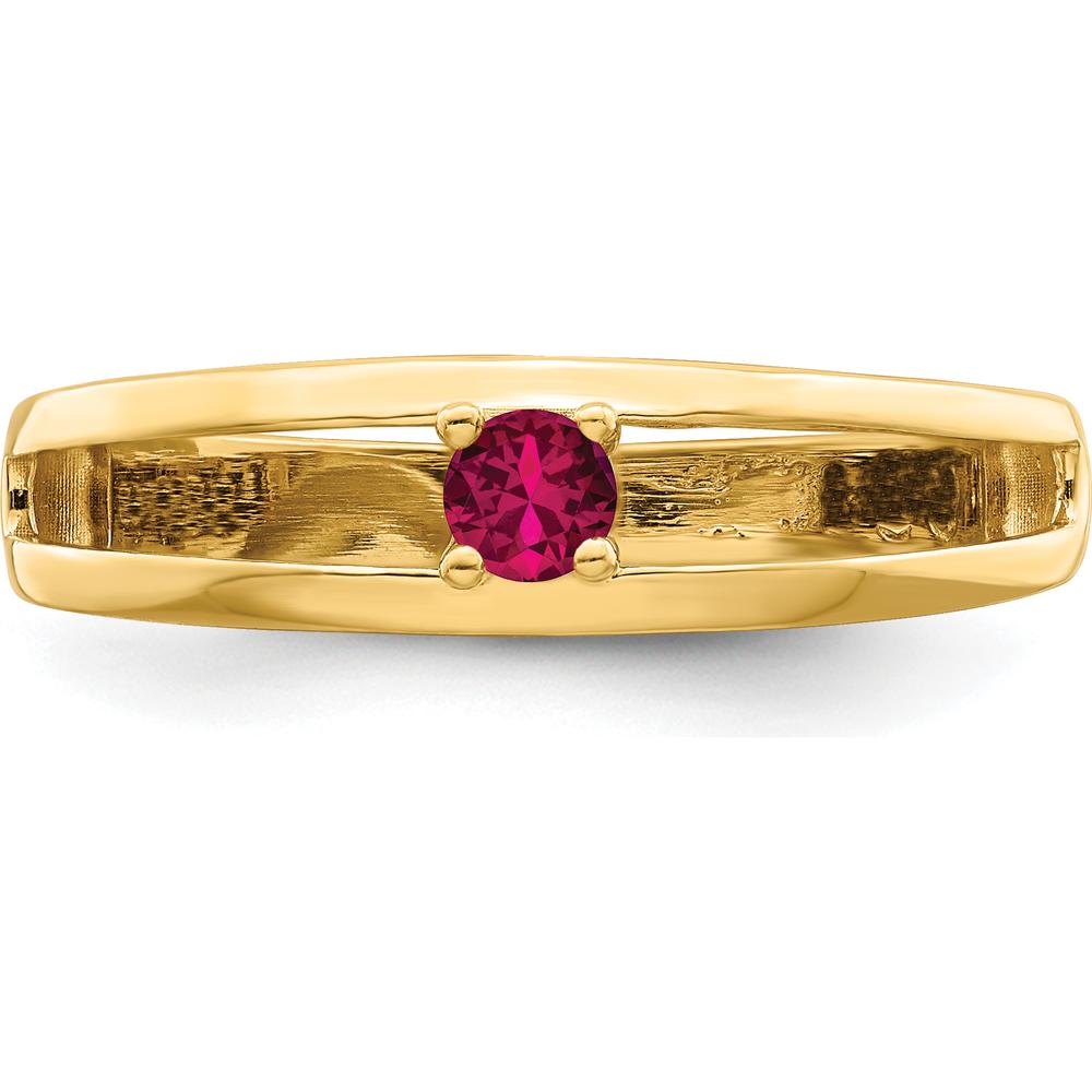 14K Yellow Gold Family Jewelry Ring Mounting - 3mm Band Width by Oro Pregiato