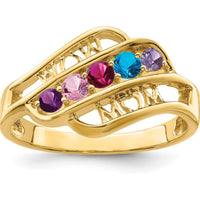14K Yellow Gold Family Jewelry Ring Mounting - 3mm Width by Oro Pregiato