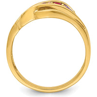 14K Yellow Gold Family Jewelry Ring Mounting - 3mm Width by Oro Pregiato