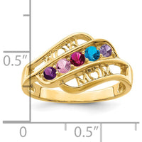 14K Yellow Gold Family Jewelry Ring Mounting - 3mm Width by Oro Pregiato