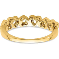 14K Yellow Gold Family Jewelry Ring Mounting - Customizable for Birthstones and Gemstones by Monteluci Fine Jewelry