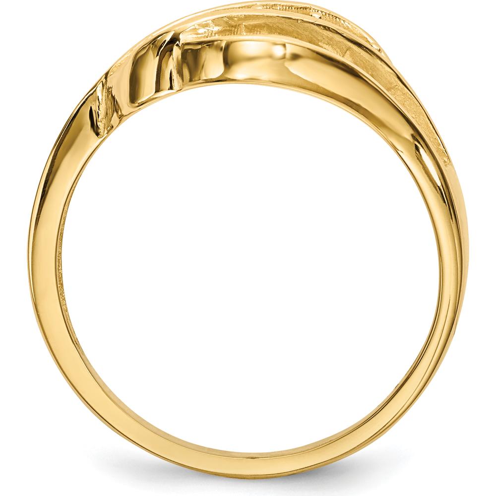 14K Yellow Gold Family Jewelry Ring Mounting - Customizable for Personalized Gemstones by Oro Pregiato