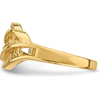 14K Yellow Gold Family Jewelry Ring Mounting - Customizable for Personalized Gemstones by Oro Pregiato