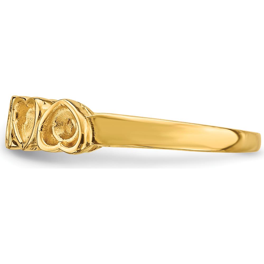 14K Yellow Gold Family Jewelry Ring Mounting for Custom Design by Oro Pregiato