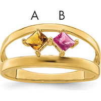 14K Yellow Gold Family Jewelry Ring Mounting with Polished Finish - Sizeable Band by Oro Pregiato
