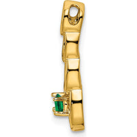 14K Yellow Gold Family Pendant Mounting for Round Stone - 2.5mm Setting by Oro Pregiato