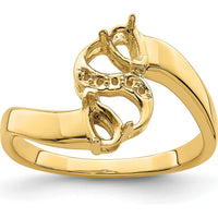 14K Yellow Gold Family Ring with Round Cut Diamonds - 0.057 Carat Total Diamond Weight by Monteluci Fine Jewelry