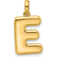 14K Yellow Gold Fancy Letter E Pendant by Oro Pregiato