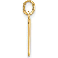 14K Yellow Gold Fancy Letter E Pendant by Oro Pregiato