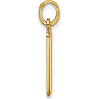 14K Yellow Gold Fancy Letter F Pendant by Oro Pregiato