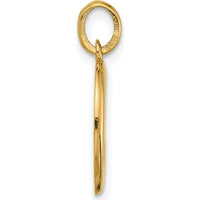 14K Yellow Gold Fancy Letter G Pendant by Oro Pregiato