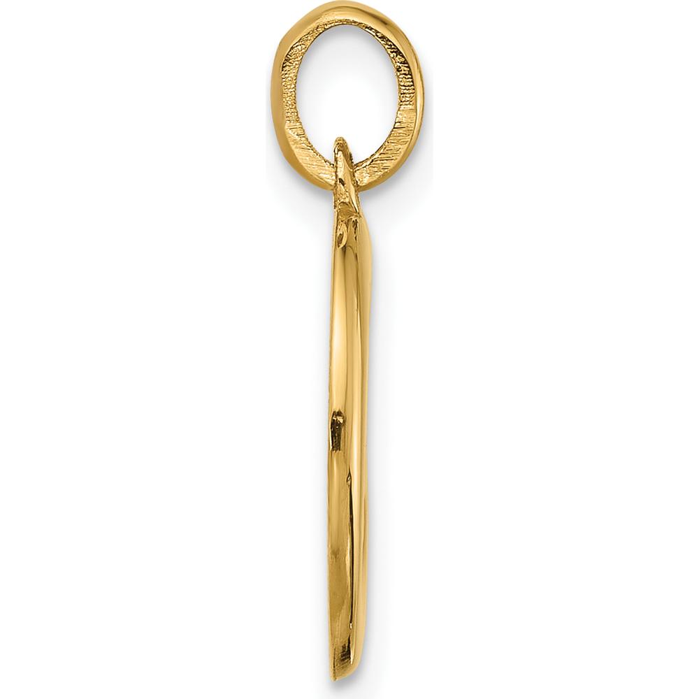 14K Yellow Gold Fancy Letter G Pendant by Oro Pregiato