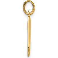 14K Yellow Gold Fancy Letter K Pendant by Oro Pregiato