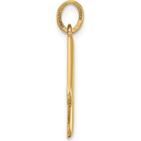 14K Yellow Gold Fancy Letter M Pendant by Oro Pregiato