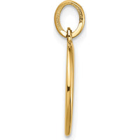 14K Yellow Gold Fancy Letter Q Pendant - Personalized Elegant Gold Necklace by Oro Pregiato