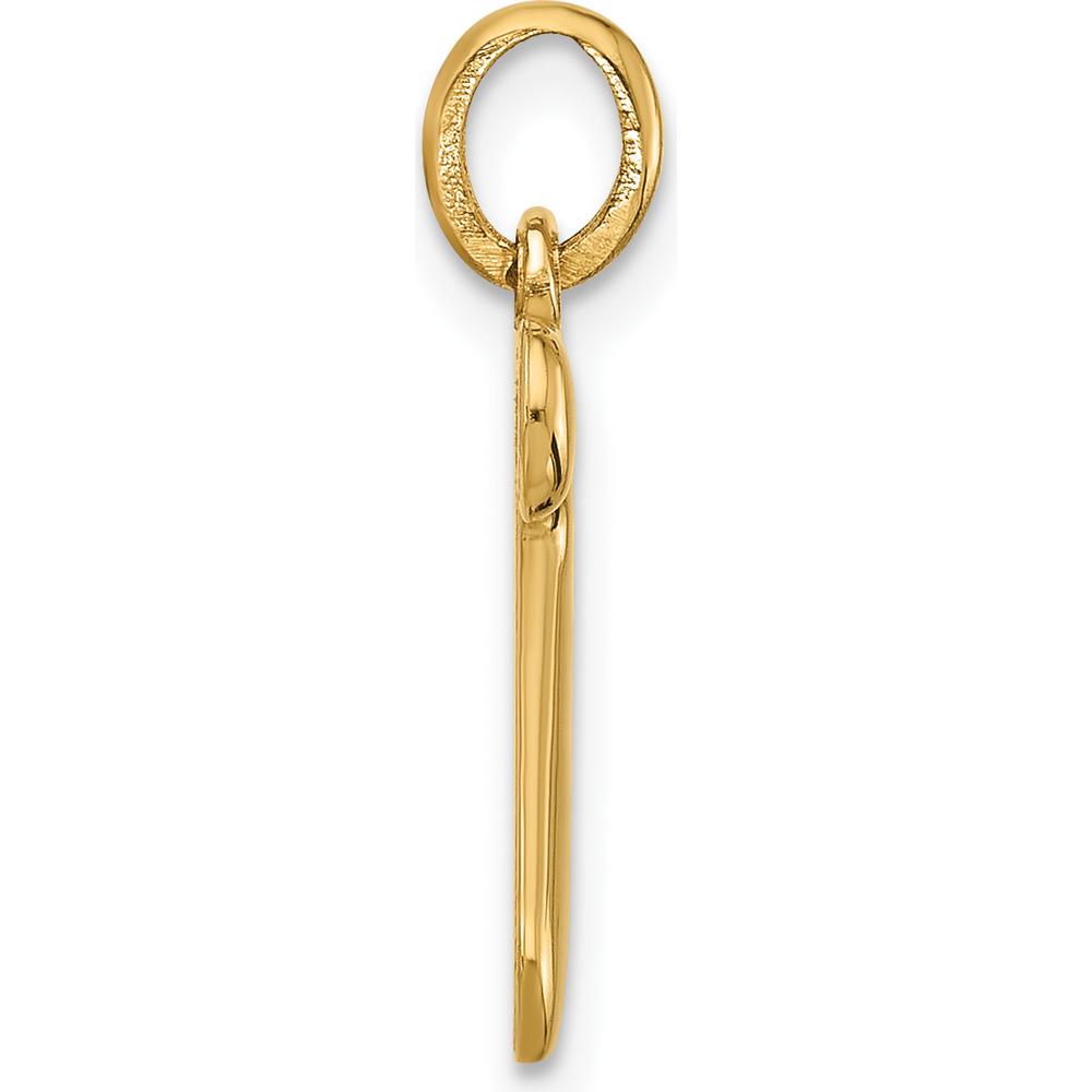 14K Yellow Gold Fancy Letter Z Pendant by Oro Pregiato