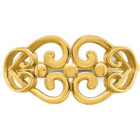14K Yellow Gold Fashion Ring with Cut-Out Heart Design - Polished Finish by 0