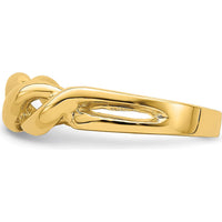 14K Yellow Gold Freeform Knot Ring by Oro Pregiato