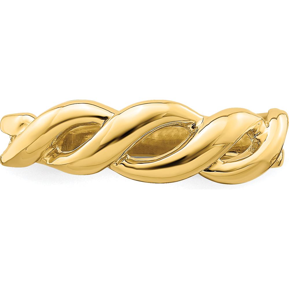 14K Yellow Gold Freeform Knot Ring by Oro Pregiato