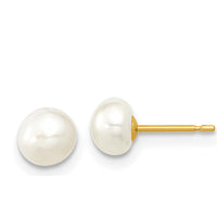 14K Yellow Gold Freshwater Cultured Pearl Set - Necklace, Bracelet & Earrings by Oro Pregiato