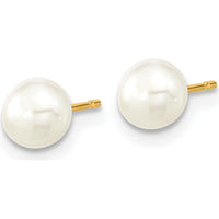 14K Yellow Gold Freshwater Cultured Pearl Set - Necklace, Bracelet & Earrings by Oro Pregiato