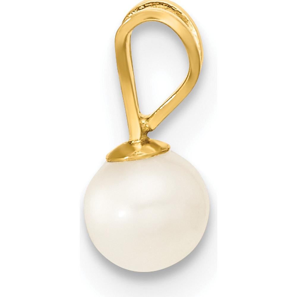 14K Yellow Gold Freshwater Cultured Pearl Set with 5" Bracelet, Pendant Necklace, and Post Earrings by Oro Pregiato