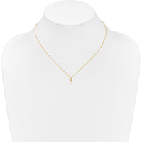 14K Yellow Gold Freshwater Pearl Necklace, Earrings & Bracelet Set for Girls - Polished Finish by Madi K