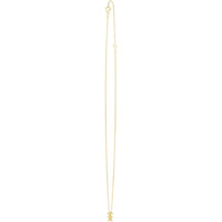 14K Yellow Gold Girl Pendant Necklace with 18" Chain - 1.60 Gram Polished Finish by Orozza Fine Jewelry