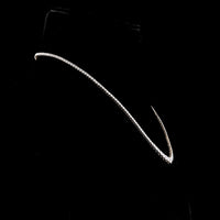 14K Yellow Gold Graduated Riviera Necklace with 8.63 Carat Total Weight Round Lab Diamonds, E-F VS1 Clarity, Prong Set, 171 Stones - Covaloro Fine Jewelry