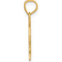 14K Yellow Gold Graduation Cap and Diploma 26 Charm - 21.45mm Length by Oro Pregiato