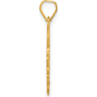 14K Yellow Gold Graduation Cap and Slanted Diploma 2026 Charm by Oro Pregiato