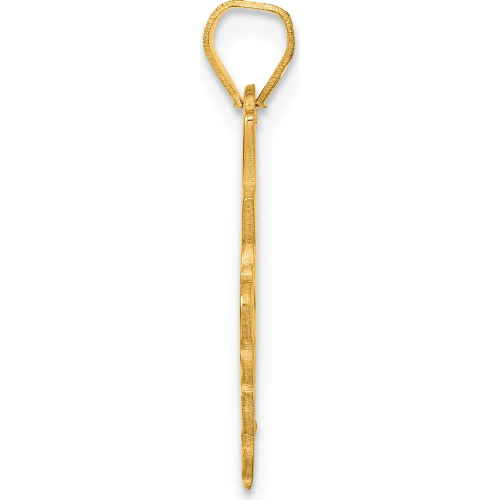 14K Yellow Gold Graduation Cap and Slanted Diploma 2026 Charm by Oro Pregiato