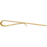 14K Yellow Gold Grooved Polished Money Clip - Solid Engravable Men's Accessory by Oro Pregiato