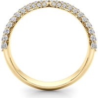 14K Yellow Gold Half Carat Lab Diamond Fashion Band - Size 7 by Robinson's Jewelers
