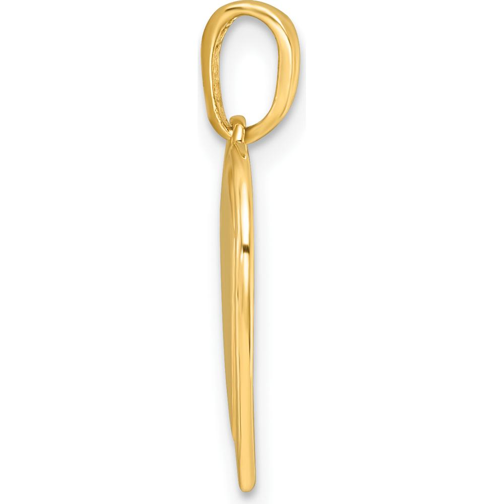14K Yellow Gold Heart Charm with Multi-Color Enamel and Protective Eye Design by Oro Pregiato