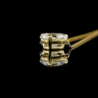 14K Yellow Gold Heart Shape Solitaire Pendant with 1.02 Carat Lab Grown Diamond - E Color VS1 Clarity Prong Set - Covaloro Fine Jewelry