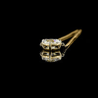 14K Yellow Gold Heart-Shaped Solitaire Pendant with 1.55 Carat E-F VVS2 Lab-Grown Diamond - Covaloro Fine Jewelry