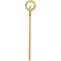 14K Yellow Gold Hexagon Medical Alert Pendant - Polished Finish by Oro Pregiato